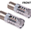 Load image into Gallery viewer, Diode Dynamics 1156 XP80 LED - Amber (Pair) - Side View