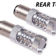 Load image into Gallery viewer, Diode Dynamics 1157 LED Bulb HP11 LED - Red (Pair) - Back View