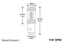 Load image into Gallery viewer, Diode Dynamics 1157 LED Bulb XP80 LED - Amber (Single) - Installation View