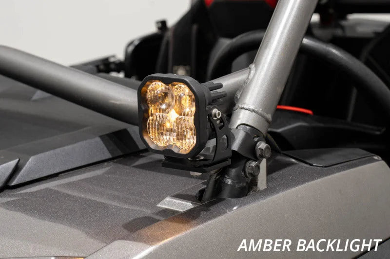Diode Dynamics 14-18 Polaris RZR XP Stage Series SS3 A-Pillar Pod Kit - Pro Yellow Combo - Additional View 6