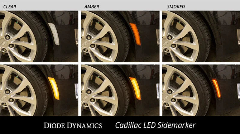 Diode Dynamics 14-19 Cadillac ATS Cadillac ATS LED Sidemarkers (Pair) Smoked - Additional View 5