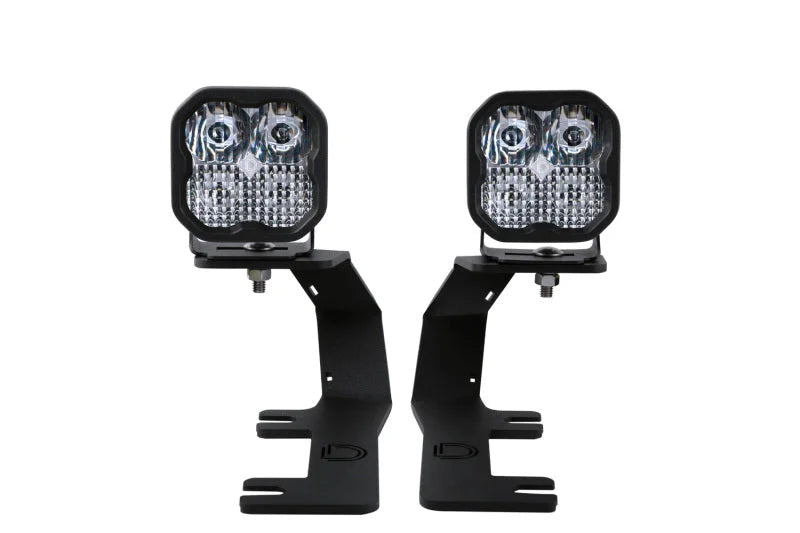 Diode Dynamics 14-19 Silverado/Sierra SS3 LED Ditch Light Kit - Pro White Combo - Main Product View
