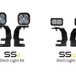Load image into Gallery viewer, Diode Dynamics 14-19 Silverado/Sierra SS3 LED Ditch Light Kit - Pro White Combo - Installation View