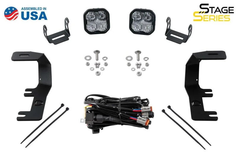 Diode Dynamics 14-19 Silverado/Sierra SS3 LED Ditch Light Kit - Sport Yellow Combo - Additional View 6