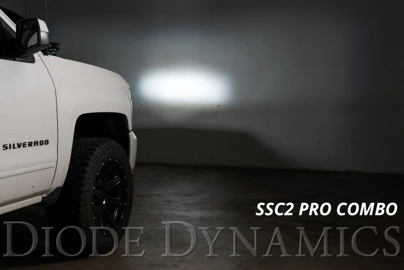 Diode Dynamics 14-19 Silverado/Sierra SSC2 LED Ditch Light Kit - Yellow Pro Combo - Additional View 7