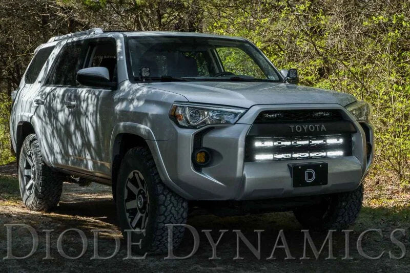 Diode Dynamics 14-19 Toyota 4Runner SS30 Dual Stealth Lightbar Kit - White Driving - Additional View 6