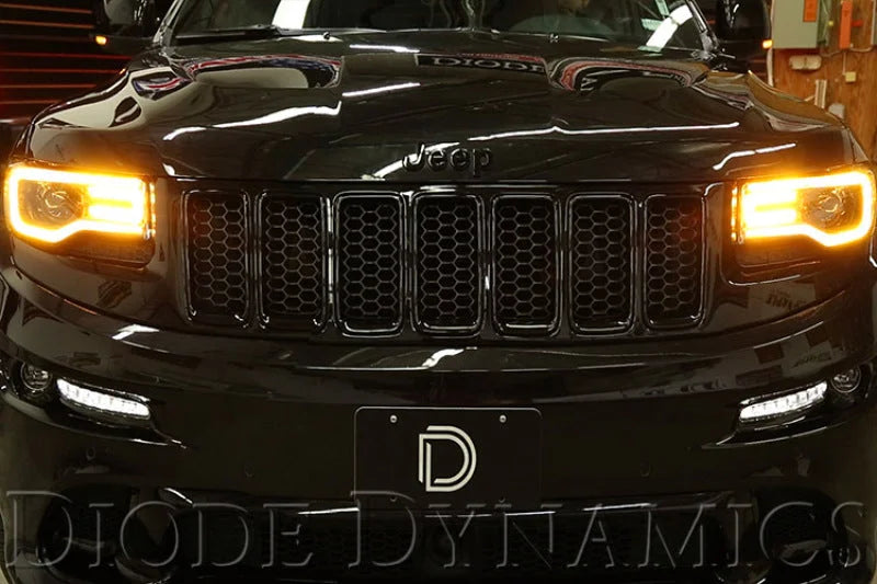 Diode Dynamics 14-21 Jeep Grand Cherokee Switchback LED Halos - Side View