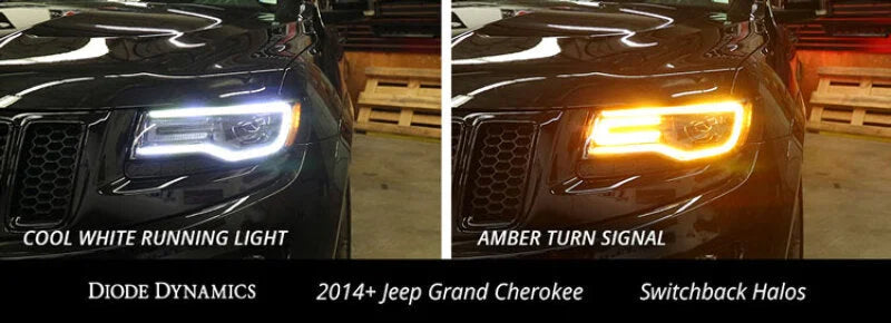 Diode Dynamics 14-21 Jeep Grand Cherokee Switchback LED Halos - Additional View 6