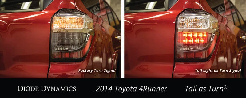 Diode Dynamics 14-21 Toyota 4Runner Tail as Turn Module +Backup Module (USDM) Stage 1 - Side View