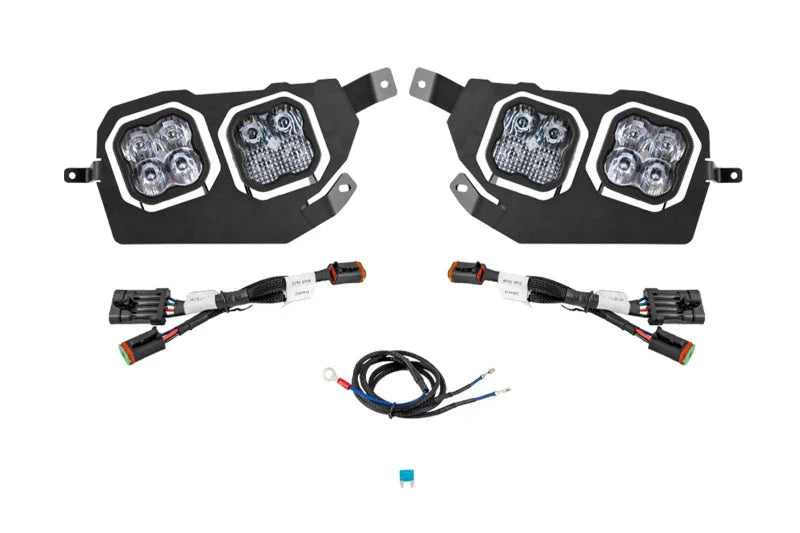 Diode Dynamics 14-23 Polaris RZR XP SS3 LED Headlight Kit - Pro White ABL - Main Product View