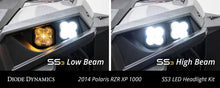 Load image into Gallery viewer, Diode Dynamics 14-23 Polaris RZR XP SS3 LED Headlight Kit - Pro White ABL - Side View