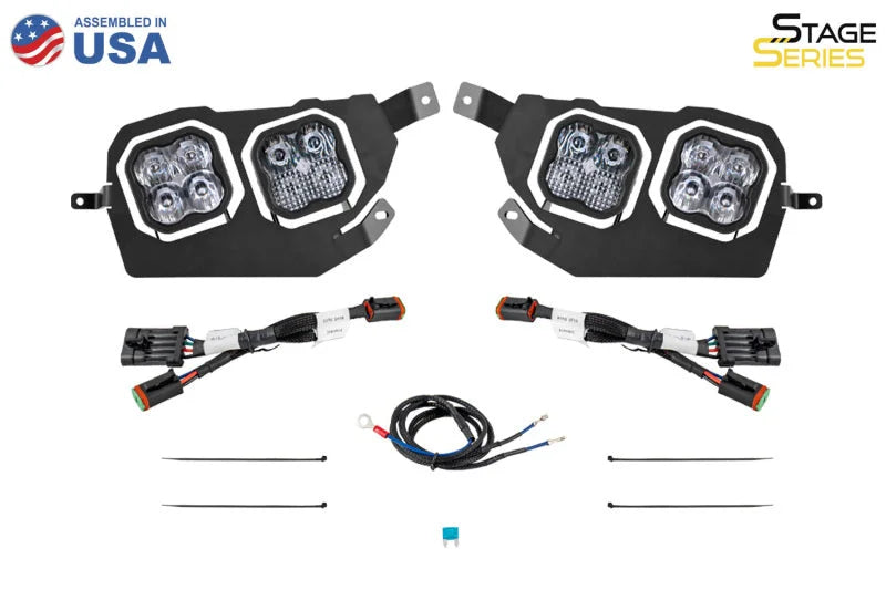 Diode Dynamics 14-23 Polaris RZR XP SS3 LED Headlight Kit - Sport White ABL - Additional View 9