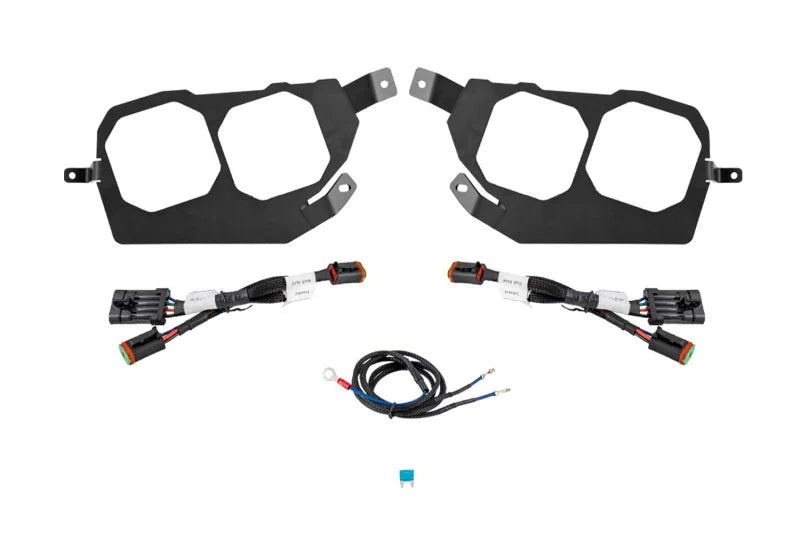 Diode Dynamics 14-23 Polaris RZR XP SS3 LED Headlight Mounting Bracket Kit - Main Product View