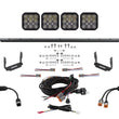 Load image into Gallery viewer, Diode Dynamics 14-23 Toyota 4Runner SS5 Stealth Grille LED 4-Pod Kit Sport - White Driving - Main Product View