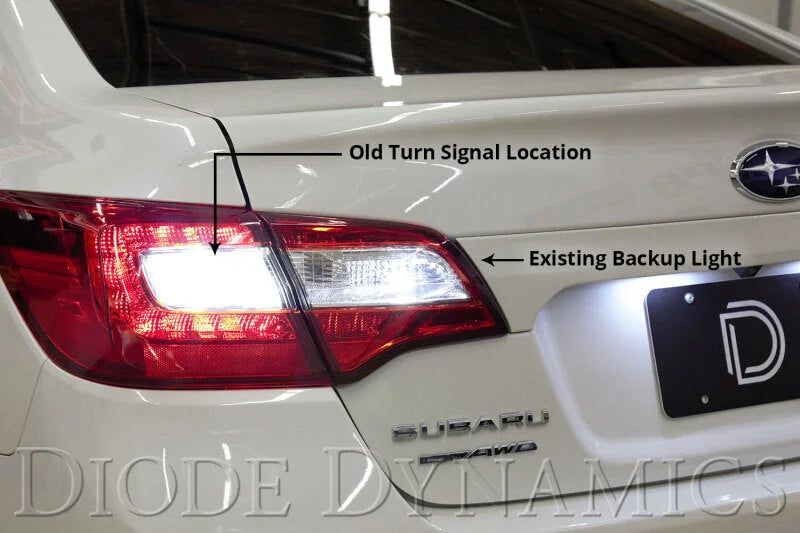 Diode Dynamics 15-19 Subaru Legacy Tail as Turn +Backup Module (USDM) Module Only - Back View