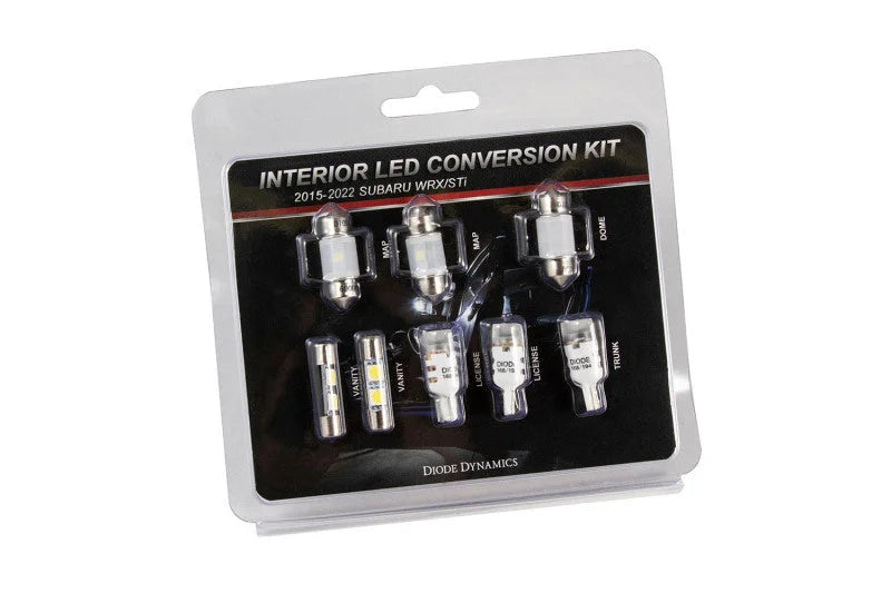 Diode Dynamics 15-19 Subaru WRX Interior Light Kit Stage 2 - Cool - White - Main Product View