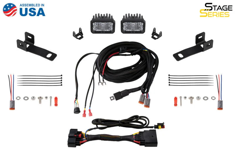 Diode Dynamics 15-20 Ford F-150 C1 Pro Stage Series Reverse Light Kit - Back View