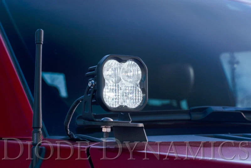 Diode Dynamics 15-20 Ford F-150/Raptor Ditch Light Brackets - Side View