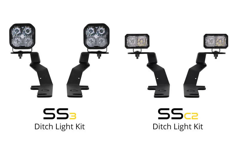 Diode Dynamics 15-20 Ford F-150/Raptor Sport SS3 LED Ditch Light Kit - Yellow Combo - Additional View 8