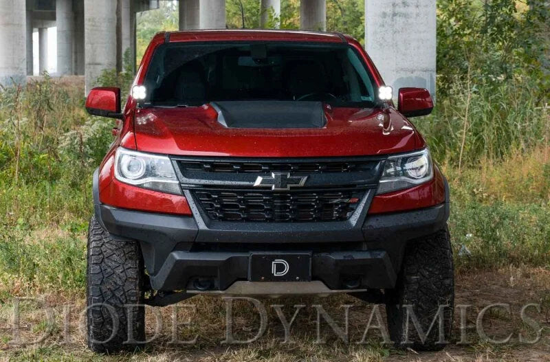 Diode Dynamics 15-21 Colorado/Canyon SS3 LED Ditch Light Kit - Yellow Pro Combo - Side View