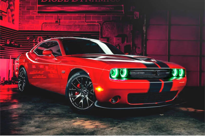 Diode Dynamics 15-21 Dodge Challenger RGBW DRL LED Boards - Additional View 6