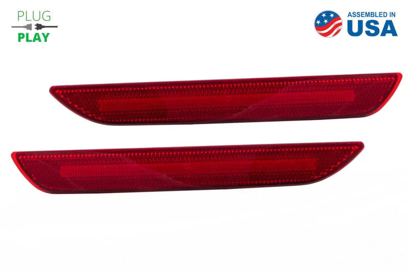 Diode Dynamics 15-21 Ford Mustang LED Sidemarkers - Red (set) - Main Product View