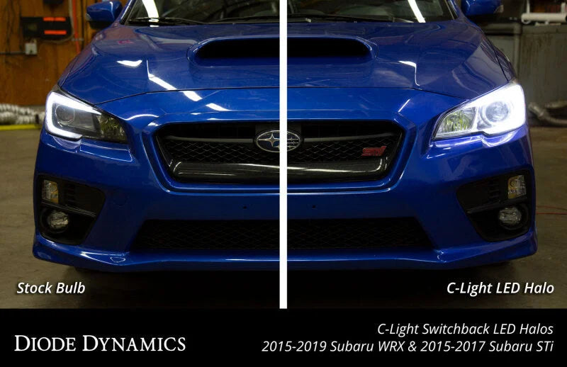 Diode Dynamics 15-21 Subaru WRX/STi C-Light Switchback LED Boards - Back View