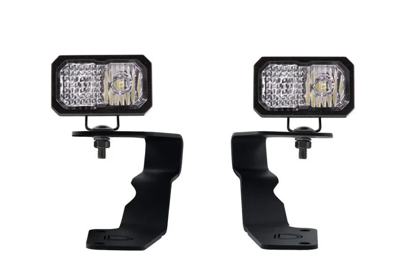 Diode Dynamics 15-21 Subaru WRX/STi Pro Stage Series 2in LED Ditch Light Kit - White Combo - Main Product View