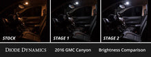 Load image into Gallery viewer, Diode Dynamics 15-22 GMC Canyon Interior LED Kit Cool White Stage 2 - Installation View