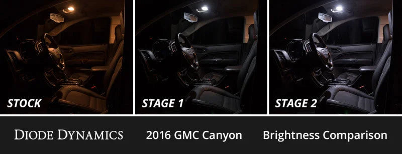 Diode Dynamics 15-22 GMC Canyon Interior LED Kit Cool White Stage 1 - Additional View 5