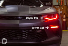 Load image into Gallery viewer, Diode Dynamics 16-18 Chevrolet Camaro RGBWA Lower DRL Boards - Back View