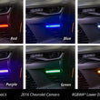 Load image into Gallery viewer, Diode Dynamics 16-18 Chevrolet Camaro RGBWA Lower DRL Boards - Installation View