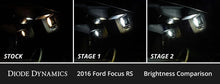 Load image into Gallery viewer, Diode Dynamics 16-18 d Focus RS Interior LED Kit Cool White Stage 1 - Back View