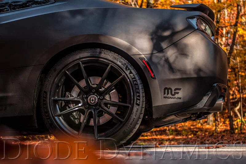 Diode Dynamics 16-21 Chevrolet Camaro LED Sidemarkers - Amber/ - Red (set) - Additional View 6