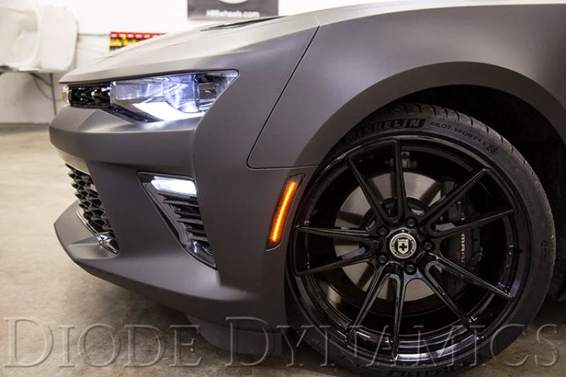Diode Dynamics 16-21 Chevrolet Camaro LED Sidemarkers Clear (set) - Additional View 7
