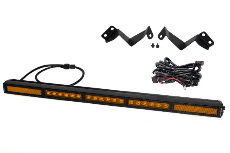 Diode Dynamics 16-21 Toyota Tacoma SS30 Stealth Lightbar Kit - Amber Combo - Main Product View