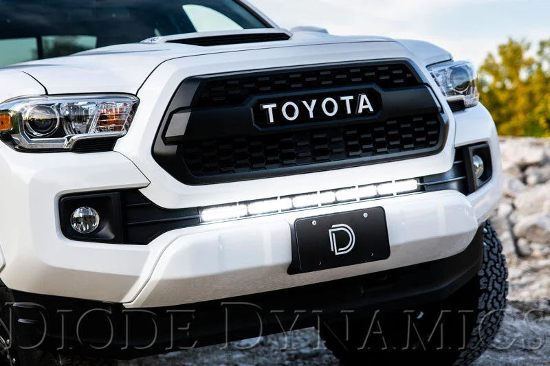 Diode Dynamics 16-21 Toyota Tacoma SS30 Stealth Lightbar Kit - White Combo - Back View