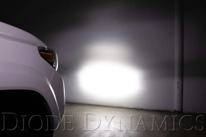 Diode Dynamics 16-21 Toyota Tacoma SS30 Stealth Lightbar Kit - White Combo - Installation View