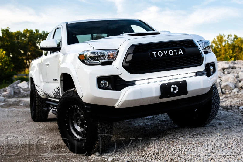 Diode Dynamics 16-21 Toyota Tacoma SS30 Stealth Lightbar Kit - White Combo - Additional View 8