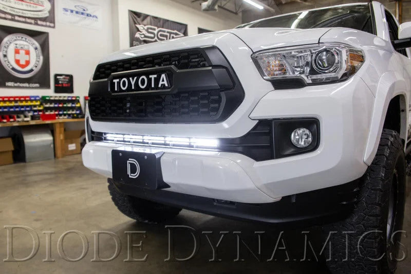 Diode Dynamics 16-21 Toyota Tacoma SS30 Stealth Lightbar Kit - White Driving - Additional View 6