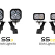 Load image into Gallery viewer, Diode Dynamics 16-21 Toyota Tacoma Stage Series 2in LED Ditch Light Kit - Yellow Pro Combo - Additional View 5