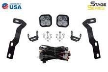 Load image into Gallery viewer, Diode Dynamics 16-21 Toyota Tacoma Stage Series Ditch Light Bracket Kit - Installation View