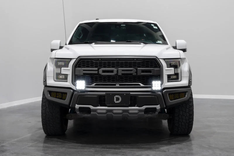 Diode Dynamics 17-20 Ford Raptor SS5 Bumper LED Pod Light Kit - Sport Yellow Combo - Additional View 5