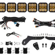 Load image into Gallery viewer, Diode Dynamics 17-20 Ford Raptor SS5 Grille CrossLink Lightbar Kit - Yellow Pro Combo - Main Product View