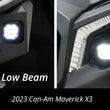 Load image into Gallery viewer, Diode Dynamics 17-24 Can-Am Maverick X3 C1 Headlamp Kit - Pro White ABL (Pair) - Installation View