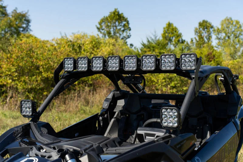 Diode Dynamics 17-24 Can-Am Maverick X3 SS5 Sport CrossLink Roof Lightbar Kit - White Combo - Additional View 5