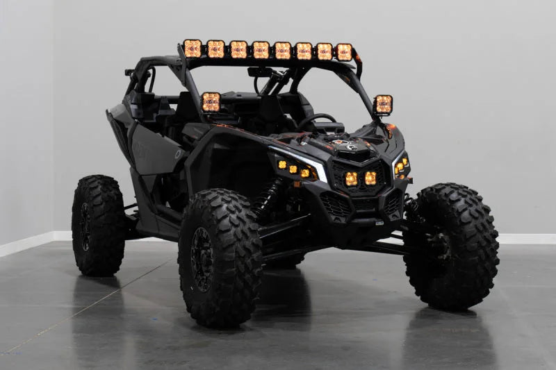 Diode Dynamics 17-24 Can-Am Maverick X3 SS5 Stage Series Ditch Light Kit - Pro White Combo - Additional View 6