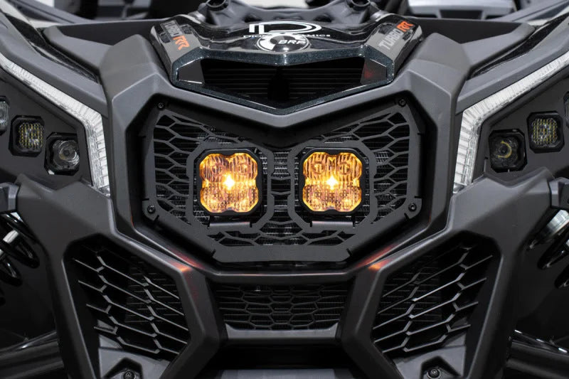 Diode Dynamics 17-24 Can-Am Maverick X3 Stage Series LED Grille Kit Bracket Kit - Additional View 7