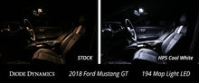 Load image into Gallery viewer, Diode Dynamics 18-19 Mustang Stage 2 Mustang Interior LED Light Kit - Blue - Installation View