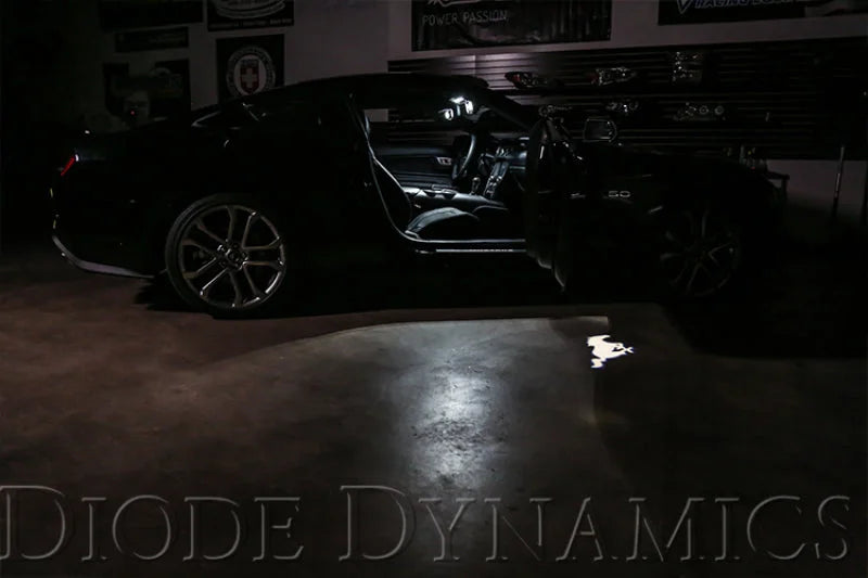 Diode Dynamics 18-19 Mustang Stage 2 Mustang Interior LED Light Kit - Blue - Additional View 6